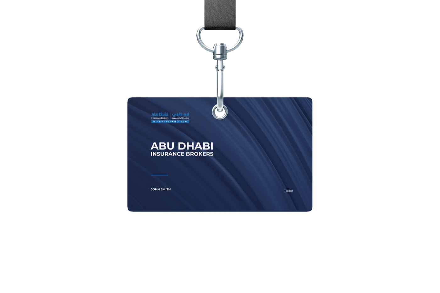 Abu Dhabi Insurance Brokers ID badge